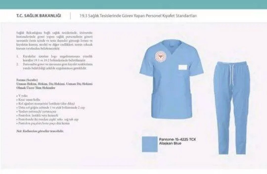 Hekimlerden Mavi Önlük Tepkisi
