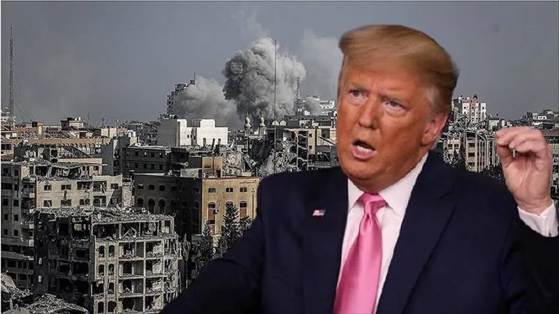 Trump: İsrail, Gazze’deki bombardımanı derhal durdurmalı