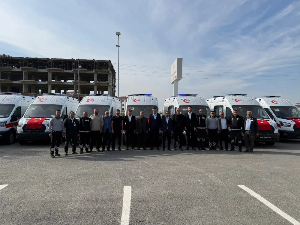 Adıyaman’a 10 Yeni Ambulans Teslim Edildi